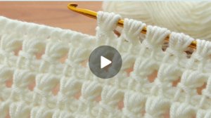 Узор крючком в тунисской технике вязания 🙂 #тунисскоевязание #всевжизнисвязано #вязаниекрючком