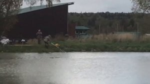 ещё одна форель в подсаке