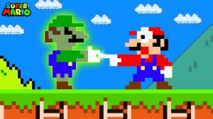 Всё, к чему прикасается Mario, превращается в зомби! Новая опасность в мире Mario!