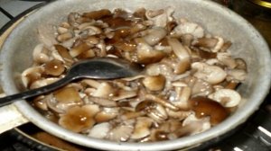 Маринованные опята с чесноком