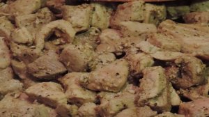 Жульен из свинины с грибами