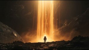 Liquid Light Planet 🌠 2-Hour Ethereal Ambience | Upside-Down Waterfalls | Vertical Radiance