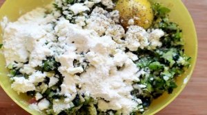 Куриные «растрепки» с овощами, шпинатом и брынзой