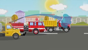 Грузовичок и Кран на Строительной Площадке. Развивающие видео для детей