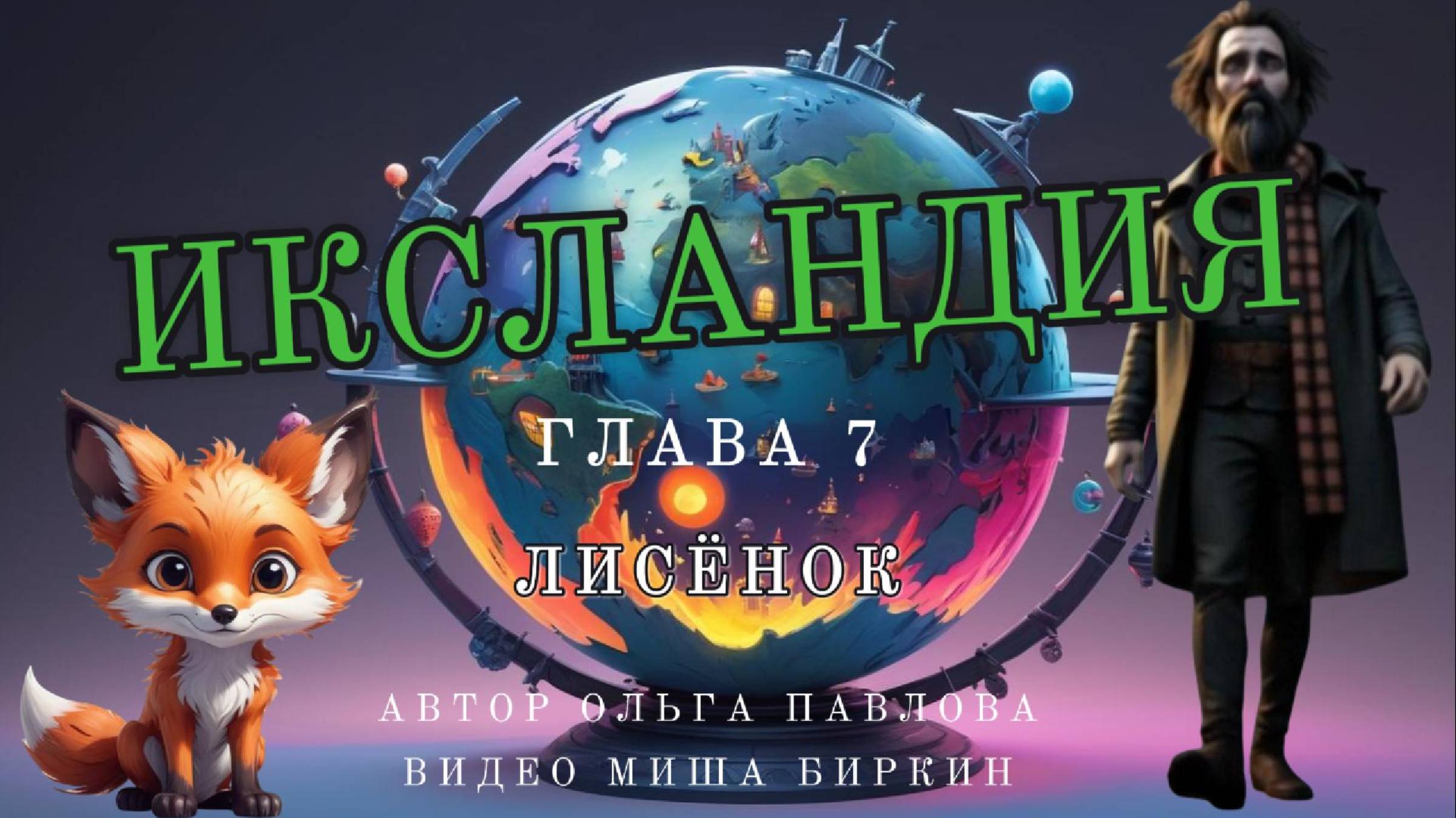 Лисенок|читает Автор- Ольга Павлова|Видео-Миша Биркин|ЛИСЁНОК БЫЛ СПАСЁН, ВСЕ ДЕТИ ОДИНАКОВЫ!