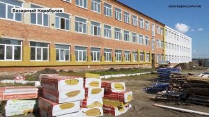 В Базарном Карабулаке капремонт школы №2 подходит к завершающему этапу
