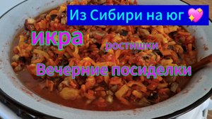 24-09-2025 Переезд из Сибири на юг 💖/Купили дом на юге ☀️/Икра из баклажанов/Вечерние посиделки//