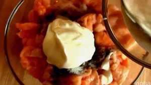 Жюльен с рыбой в батоне