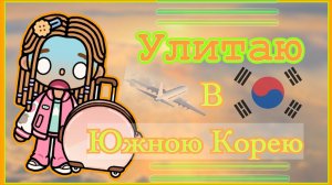 Улетаю в Южную Корею 🇰🇷 Кедила тока