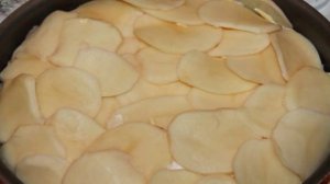 Картофель с молоком в духовке