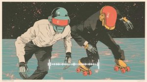 Daft Punk Roller Blade Boogie🪩🤖 | Chill Disco, Electro Funk, Neo Soul, Retro Groove Playlist