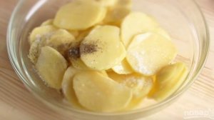 Картофель с мясом по-французски