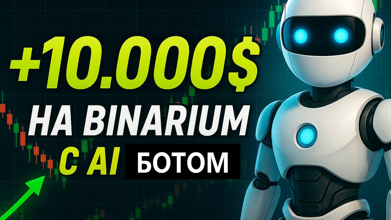 Binarium стратегия с AI Ботом! +$10.000 на Бинариум! Бинарные опционы обучение