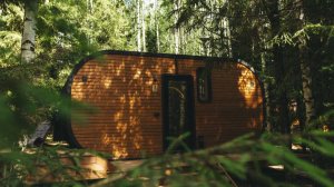 Обзор домика "Бочка" Новый