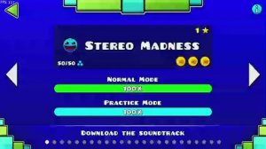 Stereo Madness (ALL coins) level showcase