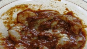 Маринованные креветки на гриле