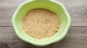 Корж из печенья без выпечки