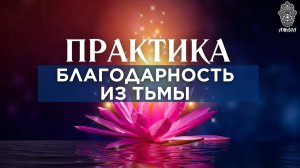Практика Благодарность из тьмы