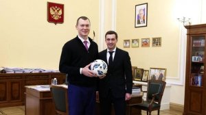 Министр спорта РФ Дегтярев провел встречу с президентом РПЛ Алаевым