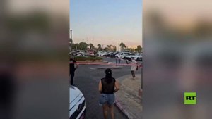 لقطات من مكان سقوط مسيرة في إيلات أصابت عددا من الإسرائيليين