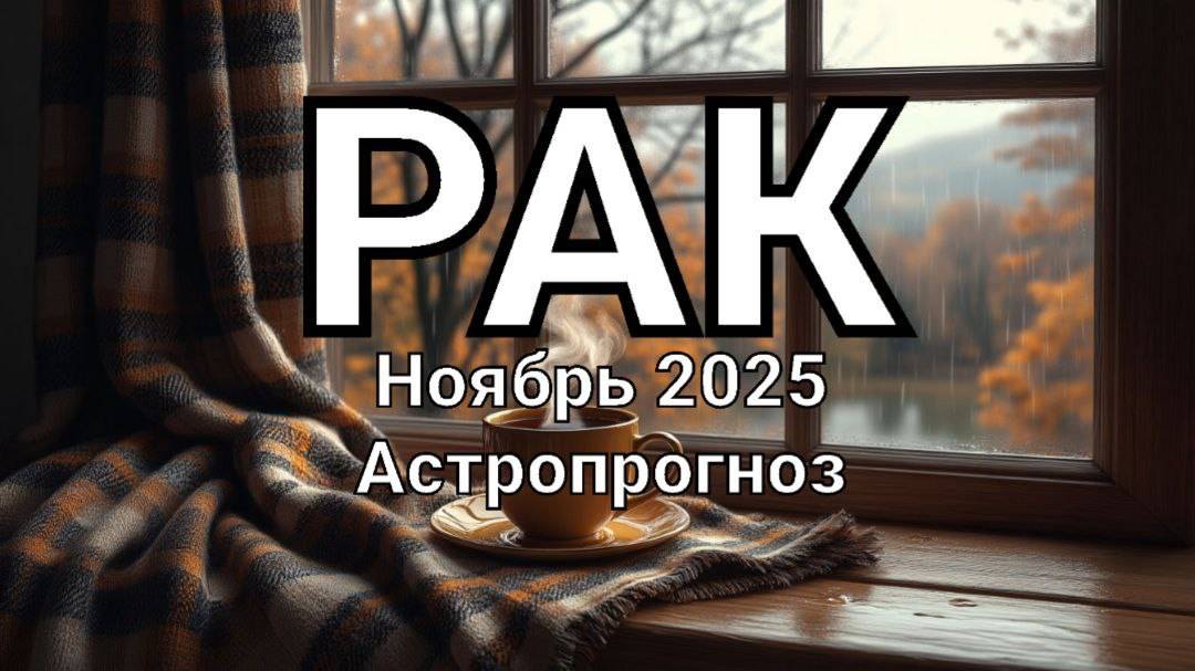 РАК. Ноябрь 2025 год. Астропрогноз