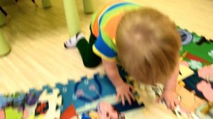 Губка Боб Квадратные штаны и Патрик Собираем пазлы мат на