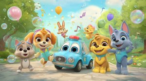 ДОБРАЯ ПЕСЕНКА ПРО ПОЛИЦЕЙСКУЮ МАШИНУ  МУЛЬТИК ПРО МАШИНКИ ПЕСНИ И МУЛЬТФИЛЬМЫ ДЛЯ ДЕТЕЙ