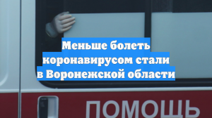 Меньше болеть коронавирусом стали в Воронежской области