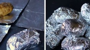 Картофель в фольге в мультиварке