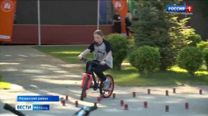 В Солотче проходит региональный этап Всероссийского конкурса "Безопасное колесо"