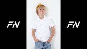 KFN4012003-100. Детская футболка-поло FN CLASSIC