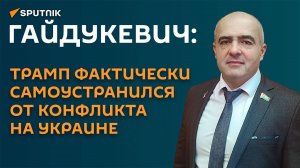 Гайдукевич: Трамп фактически самоустранился от конфликта на Украине