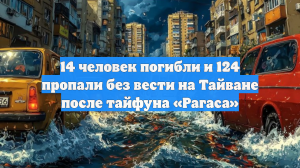 14 человек погибли и 124 пропали без вести на Тайване после тайфуна «Рагаса»