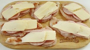 Куриные роллы с ветчиной и сыром