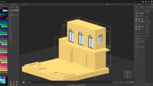 Создание дома в MagicaVoxel. Продолжение