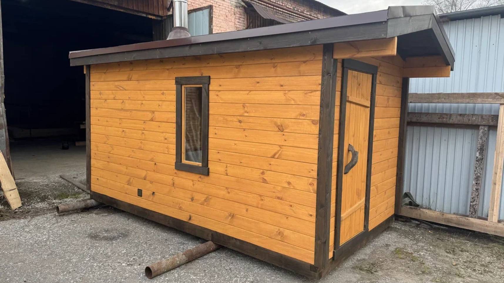 Баня из мини бруса (обзор) смотреть онлайн