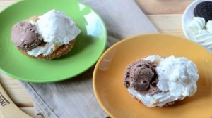 Королевский бургер с мороженым