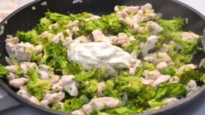 Киш с индейкой и брокколи