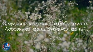 "О мудрость щедрейшего бабьего лета..." - Анастасия Шардыко, Кристина Фарафонова