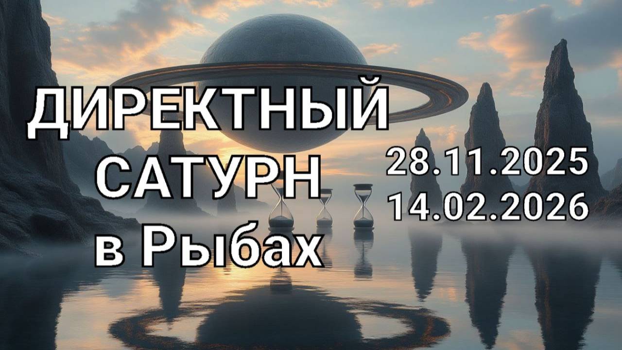 Директный Сатурн в Рыбах. ВСЕ ЗНАКИ ЗОДИАКА. Астропрогноз смотреть онлайн