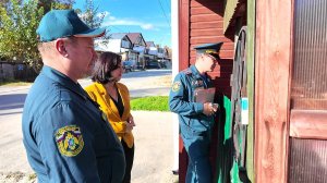 Пожарные Нягани усилили профилактические рейды в частном секторе