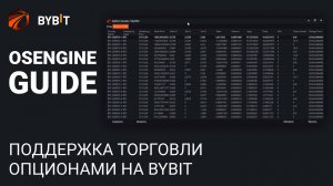 Поддержка торговли опционами в коннекторе Bybit