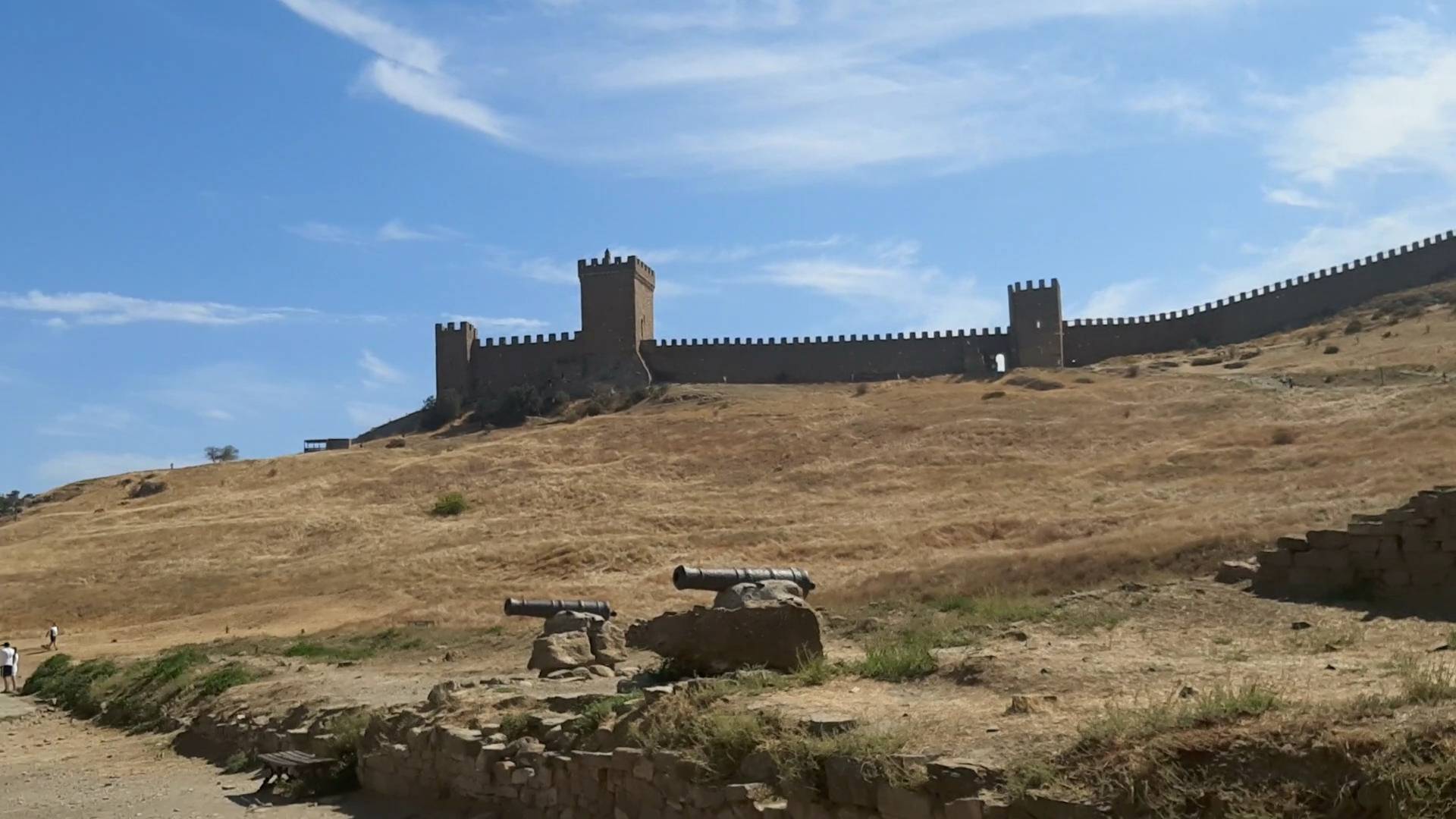 Судакская Генуэзская крепость. Крым. смотреть онлайн