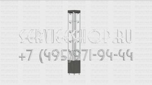 Малая шестигранная витрина с крутящимися полками