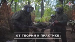 Проведение занятий с военными инженерами ГрВ «Запад»