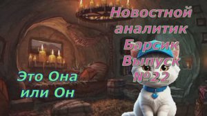 Новостной аналитик Барсик Выпуск №22 Она или Он что ЭТО