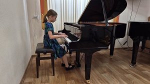 Пичугина Есения// И.С. Бах "Двухголосная инвенция №5 Es-Dur", В. Гаврилин "Настенькин сон"