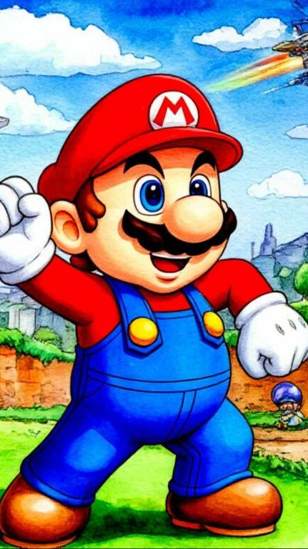 Super Mario Bros. 40th anniversary Cover