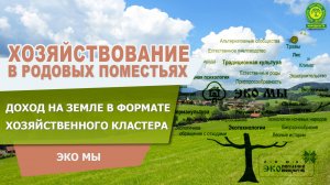 Доход на земле в формате хозяйственного кластера