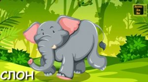 100 слов для детей 1-3 года.Учим слова и учимся разговаривать. Развивающие мультики для детей.